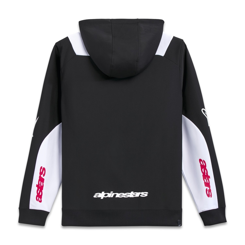 Bluza z kapturem Alpinestars Sessions 3 w kolorze czarno-biało-czerwonym