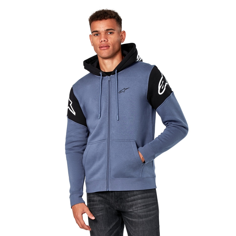 Bluza z kapturem Alpinestars Velocity w kolorze niebiesko-czarnym