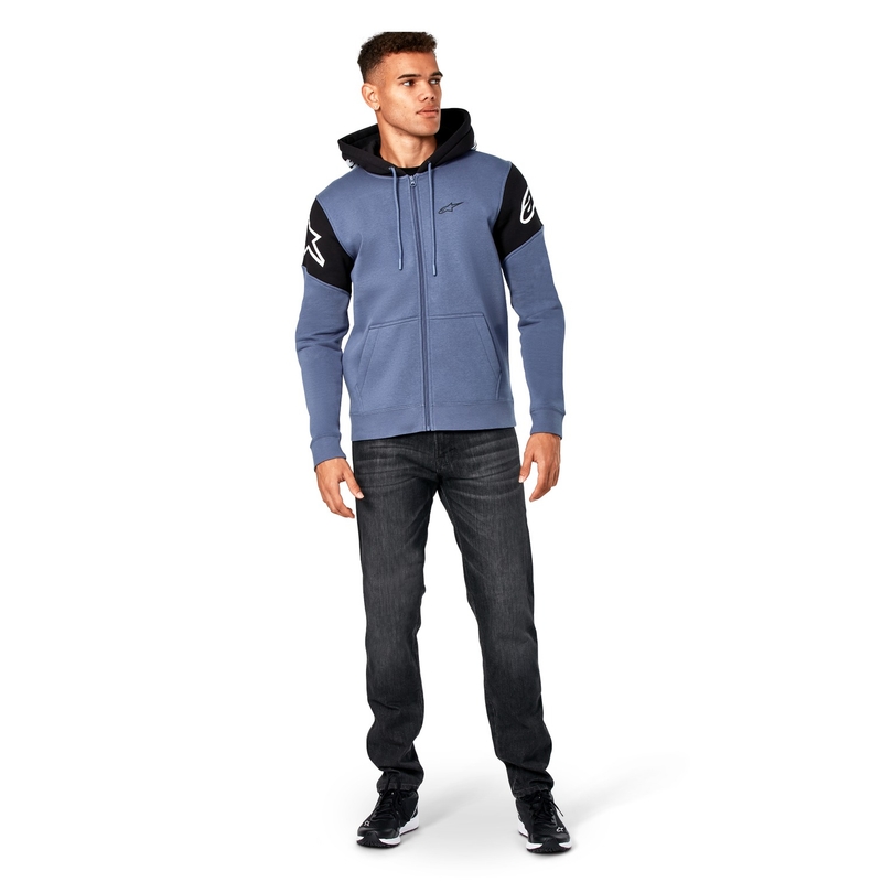 Bluza z kapturem Alpinestars Velocity w kolorze niebiesko-czarnym