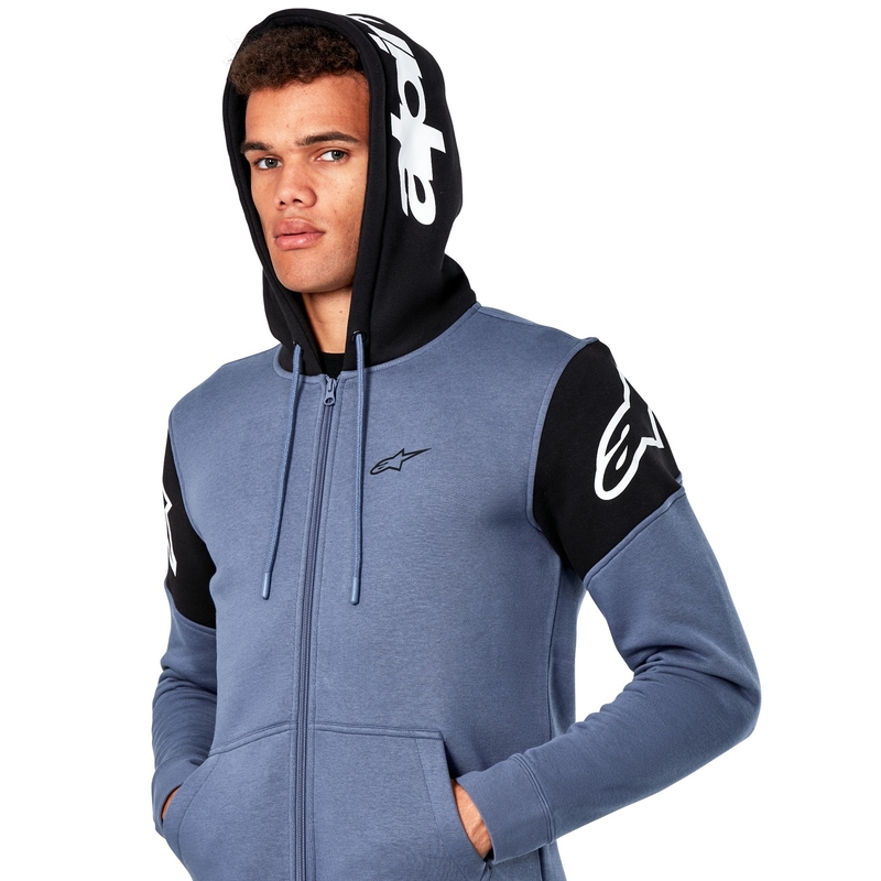 Bluza z kapturem Alpinestars Velocity w kolorze niebiesko-czarnym