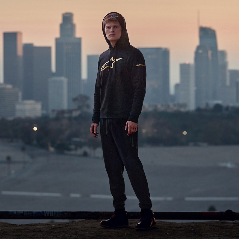 Bluza z kapturem Alpinestars Gilded w kolorze czarno-złotym