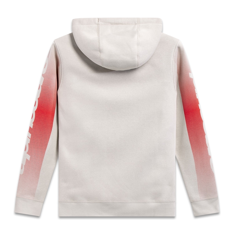 Bluza z kapturem Alpinestars Arising w kolorze złamanej bieli, niebiesko-czerwona