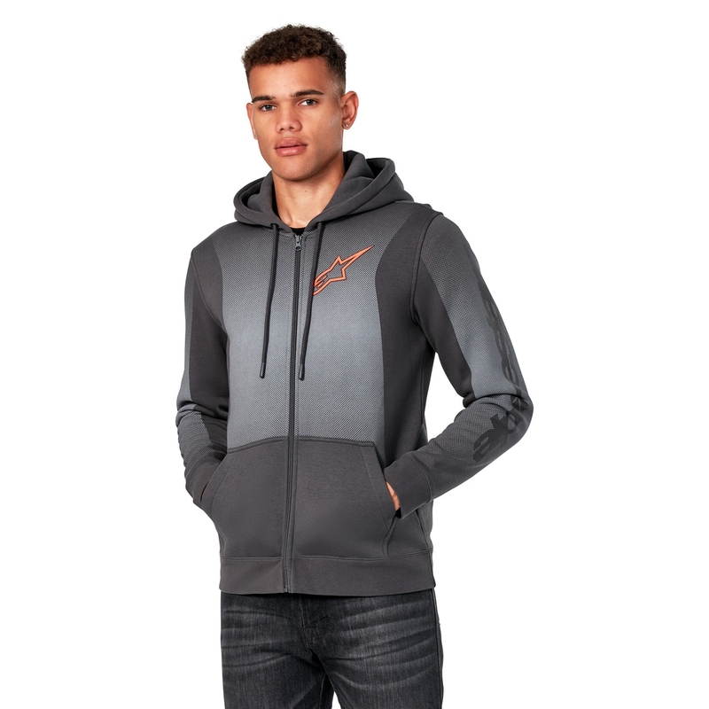 Bluza z kapturem Alpinestars Arising w kolorze ciemnoszarym i jasnoszarym