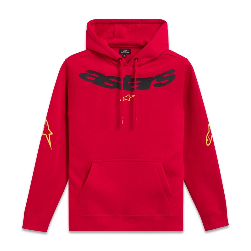 Bluza z kapturem Alpinestars Elliptic czerwona