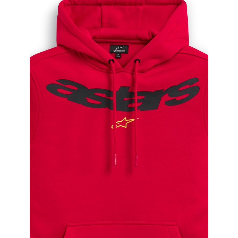 Bluza z kapturem Alpinestars Elliptic czerwona