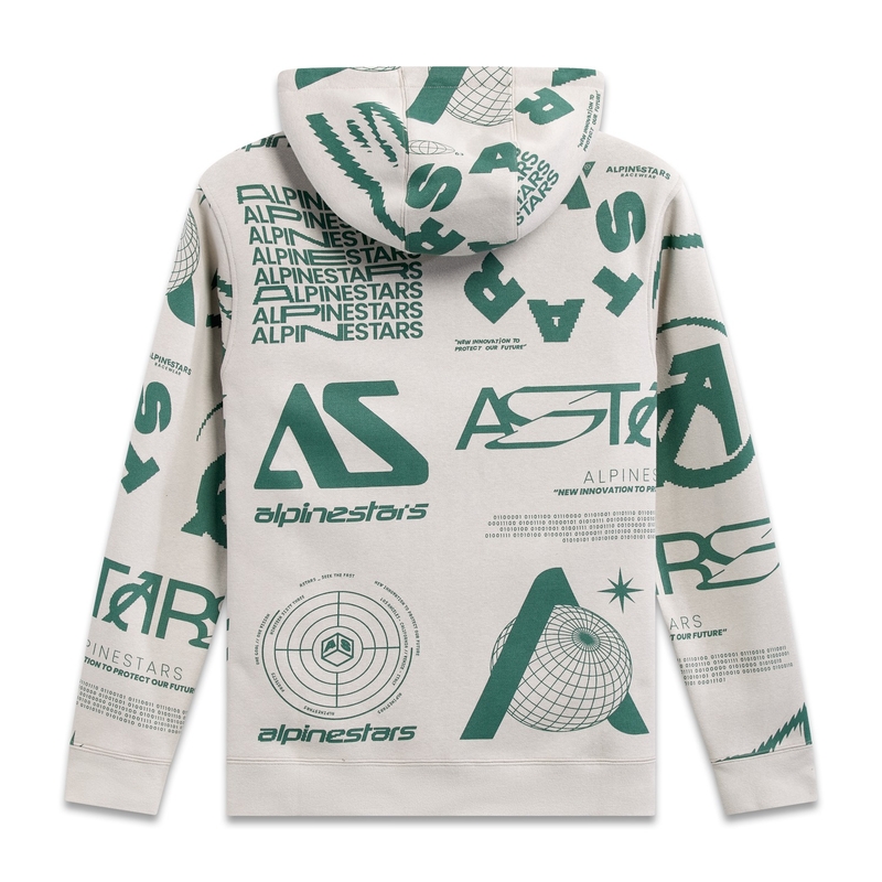 Bluza z kapturem Alpinestars Determinant w kolorze złamanej bieli