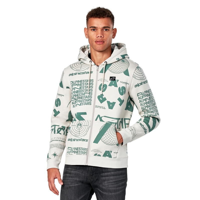 Bluza z kapturem Alpinestars Determinant w kolorze złamanej bieli