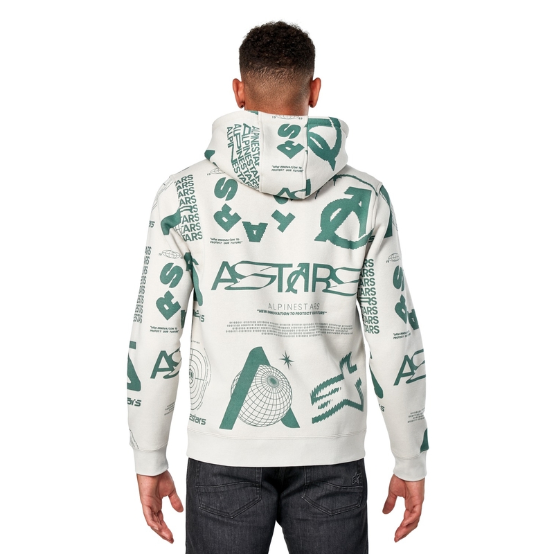 Bluza z kapturem Alpinestars Determinant w kolorze złamanej bieli