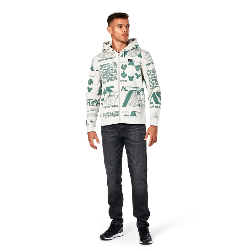 Bluza z kapturem Alpinestars Determinant w kolorze złamanej bieli