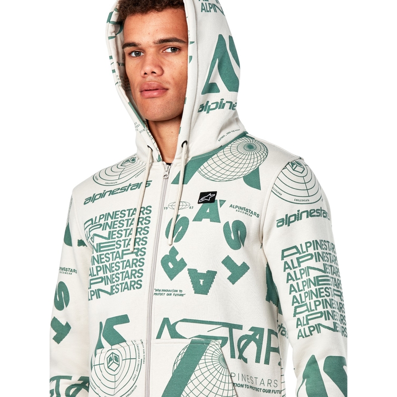 Bluza z kapturem Alpinestars Determinant w kolorze złamanej bieli
