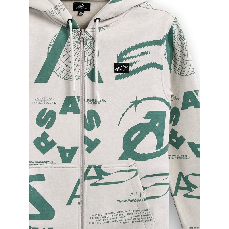 Bluza z kapturem Alpinestars Determinant w kolorze złamanej bieli
