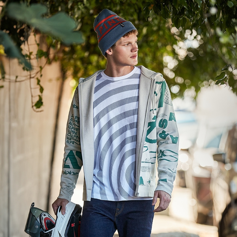 Bluza z kapturem Alpinestars Determinant w kolorze złamanej bieli
