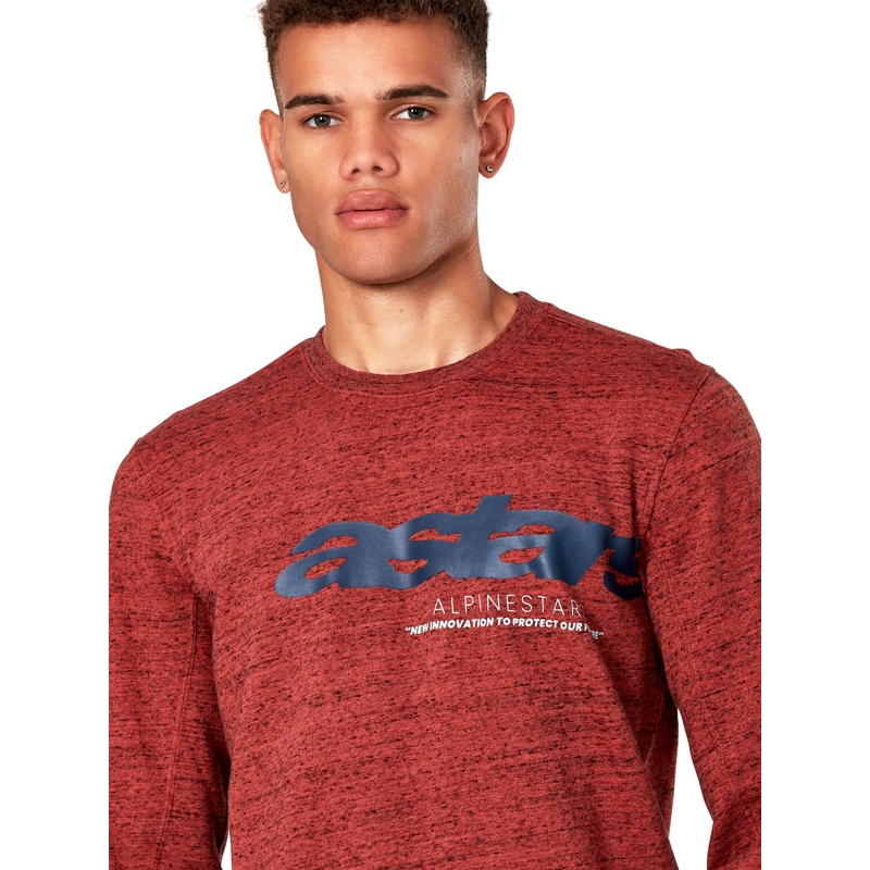 Polar Alpinestars Epizod Crew w kolorze ciemnoczerwonym