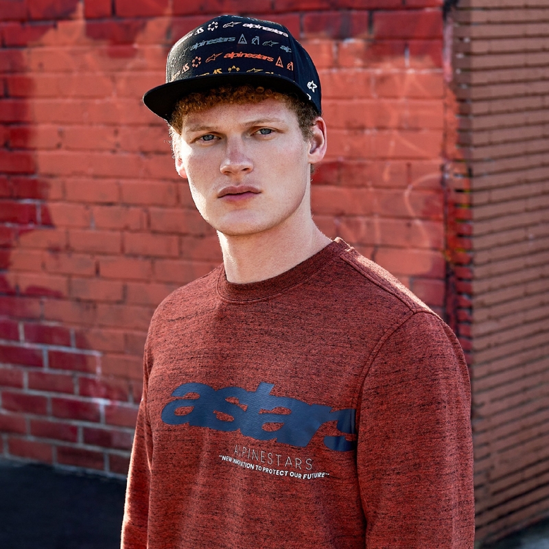 Polar Alpinestars Epizod Crew w kolorze ciemnoczerwonym