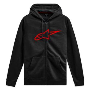 Bluza z kapturem Alpinestars Ageless Zip 3 czarno-czerwona