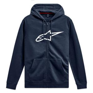 Bluza z kapturem Alpinestars Ageless Zip 3 niebiesko-biała