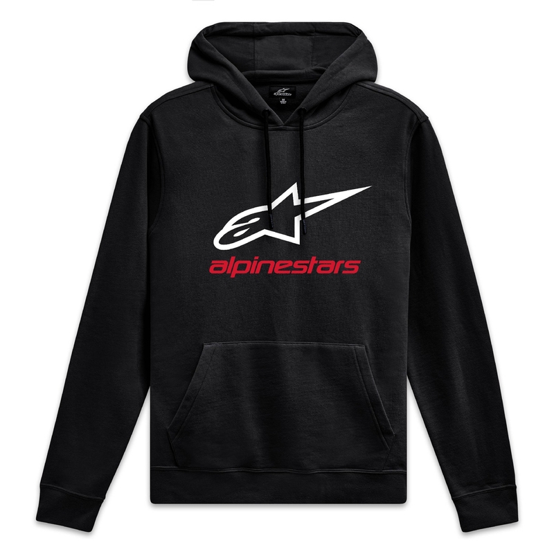 Bluza z kapturem Alpinestars Always 3 czarno-biało-czerwona