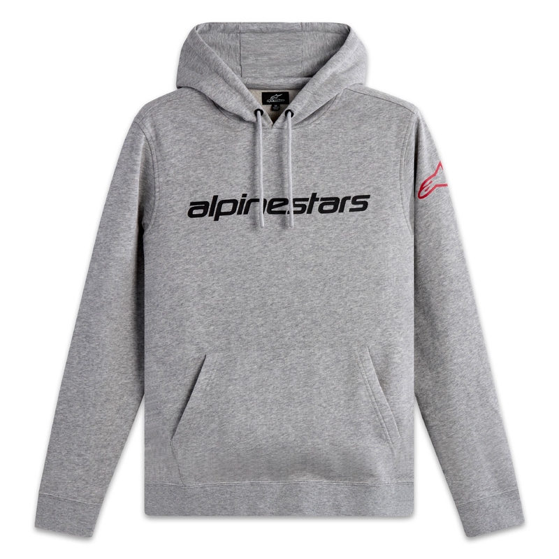 Bluza z kapturem Alpinestars Wordmark 3 w kolorze szaro-czerwono-czarnym