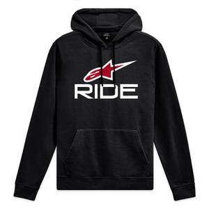 Bluza z kapturem Alpinestars Ride 4 czarno-biało-czerwona
