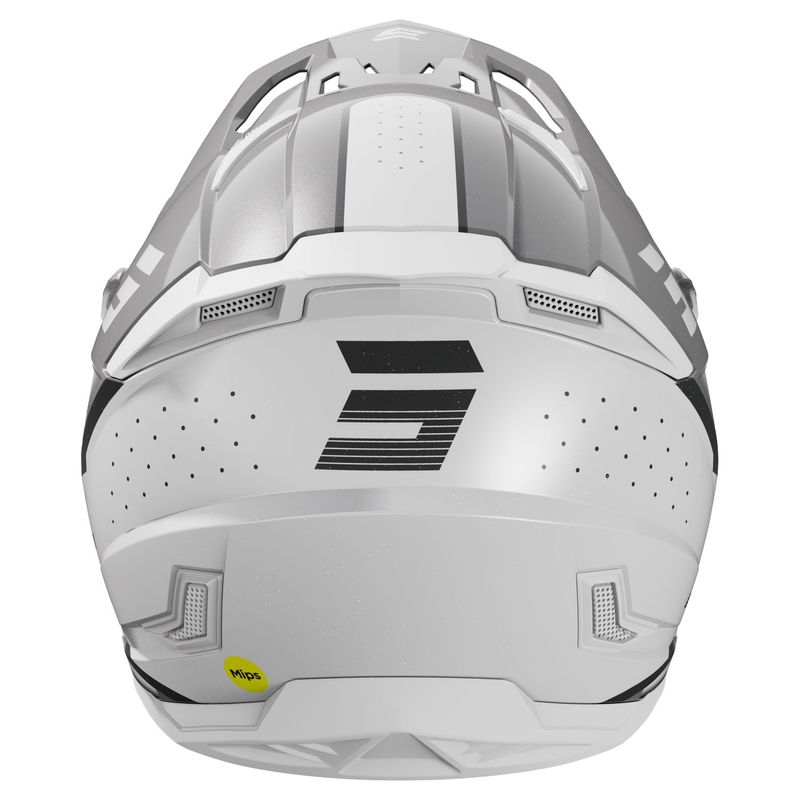 Kask motocrossowy Shot Core Honor szaro-perłowy