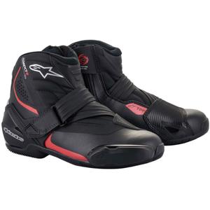Buty motocyklowe Alpinestars SMX-1 R czarno-czerwone