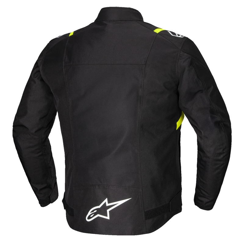 Alpinestars T-SPS 2 Wodoodporna kurtka motocyklowa w kolorze czarno-biało-fluo żółtym