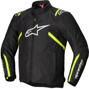 Alpinestars T-SPS 2 Wodoodporna kurtka motocyklowa w kolorze czarno-biało-fluo żółtym