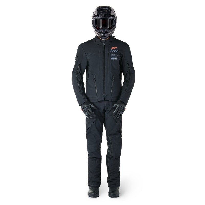 Kurtka motocyklowa Alpinestars AMT-8 Stretch Drystar XF w kolorze czarnym