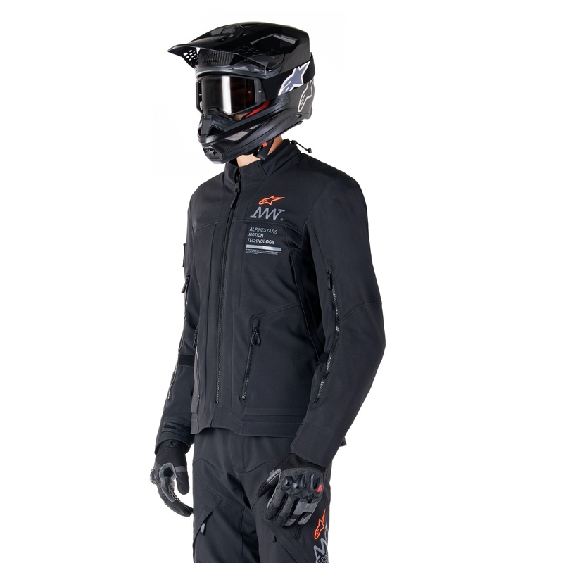 Kurtka motocyklowa Alpinestars AMT-8 Stretch Drystar XF w kolorze czarnym