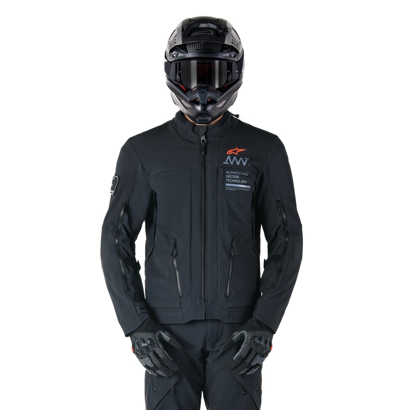 Kurtka motocyklowa Alpinestars AMT-8 Stretch Drystar XF w kolorze czarnym