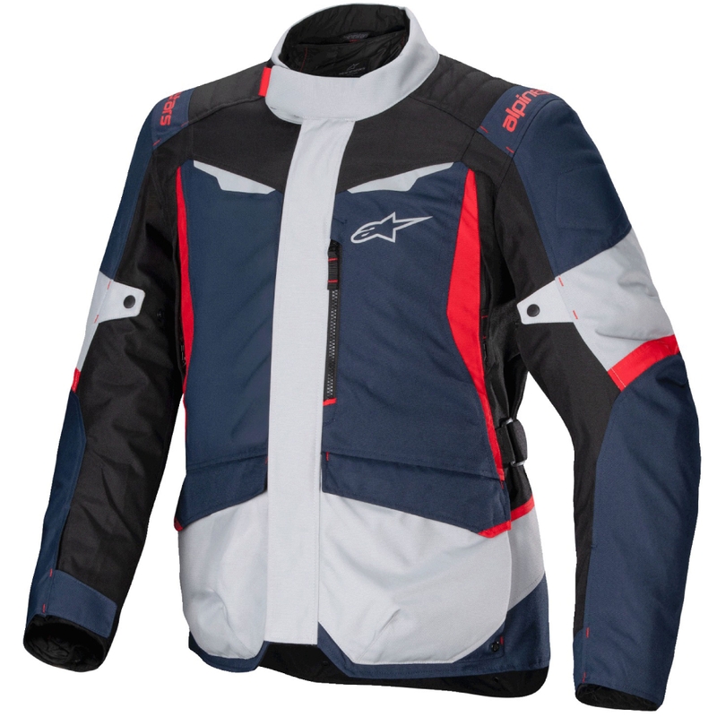 Alpinestars ST-1 Wodoodporna kurtka motocyklowa w kolorze ciemnoniebiesko-czarno-czerwonym