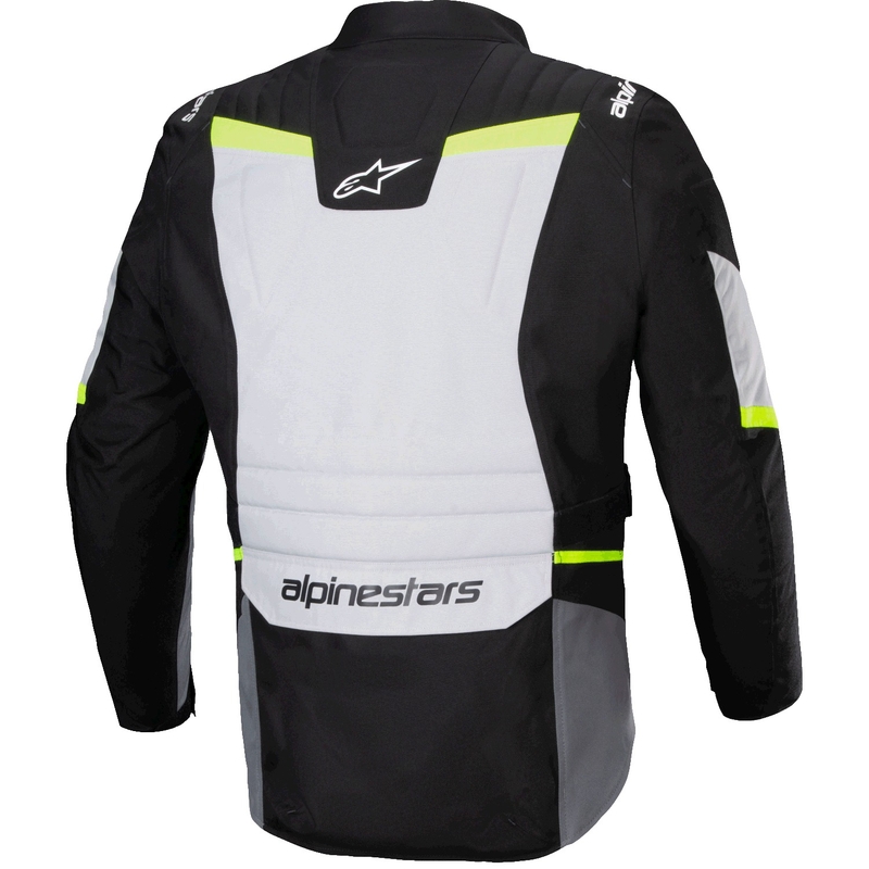 Alpinestars ST-1 Wodoodporna kurtka motocyklowa w kolorze szaro-czarno-fluo żółtym