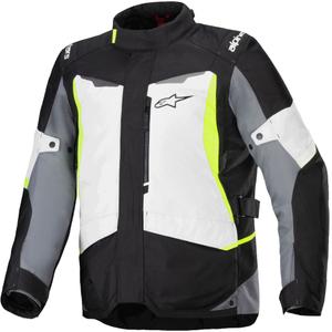 Alpinestars ST-1 Wodoodporna kurtka motocyklowa w kolorze szaro-czarno-fluo żółtym
