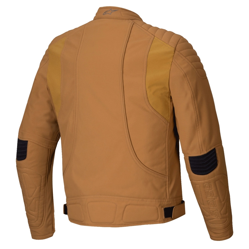 Wodoodporna kurtka motocyklowa Alpinestars Clayton w kolorze jasnobrązowym