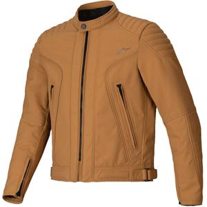 Wodoodporna kurtka motocyklowa Alpinestars Clayton w kolorze jasnobrązowym