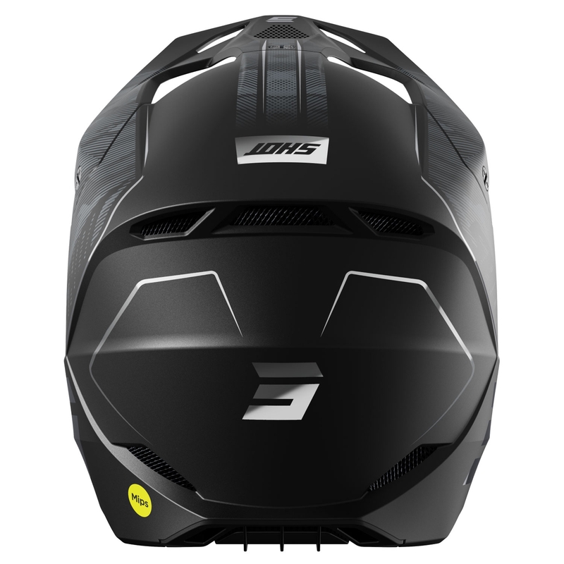 Kask motocrossowy Shot Camo Tactic matowo-czarno-szary