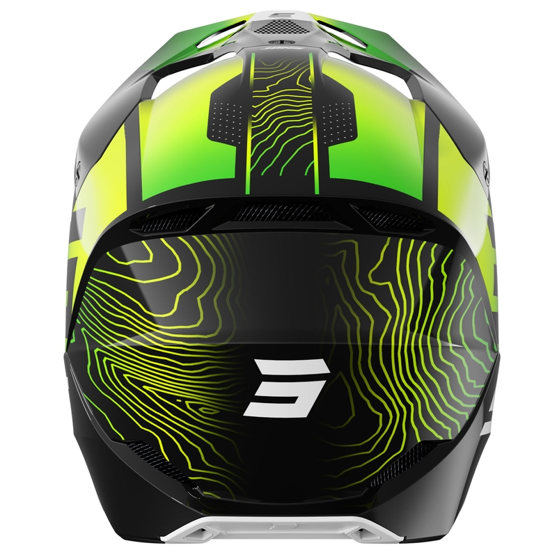 Kask motocrossowy Shot Furious Apex fluo żółto-czarny