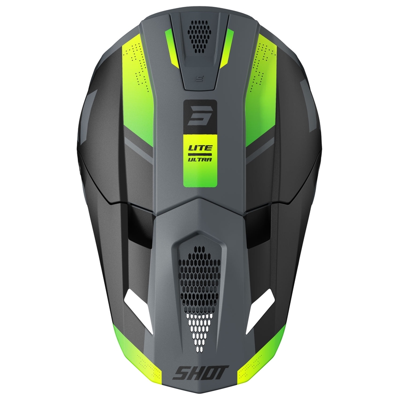 Kask motocrossowy Shot Lite Ultra matowy, fluo żółty