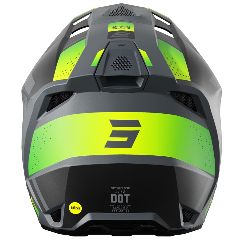 Kask motocrossowy Shot Lite Ultra matowy, fluo żółty