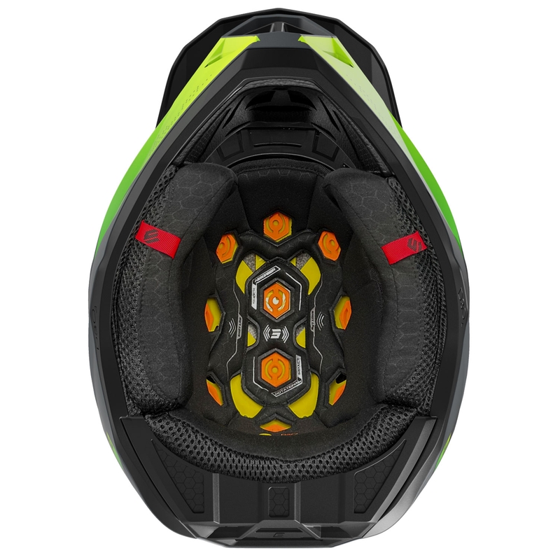 Kask motocrossowy Shot Lite Ultra matowy, fluo żółty