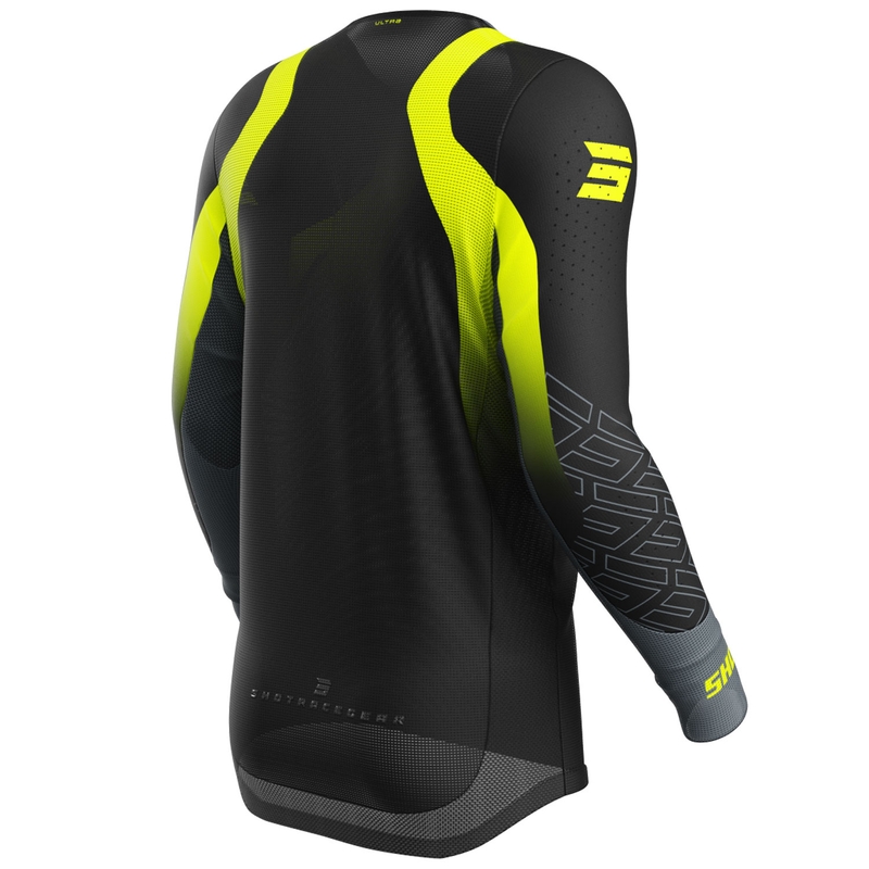 Koszulka motocrossowa Shot Aerolite Ultra fluo żółta
