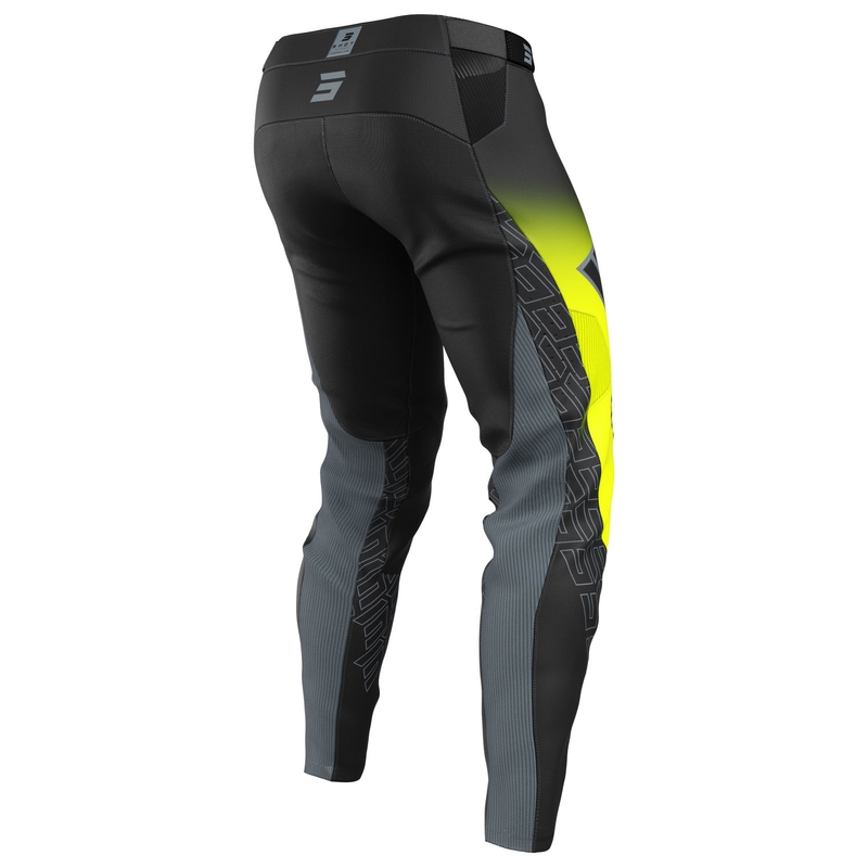 Spodnie motocrossowe Shot Aerolite Ultra fluo żółte