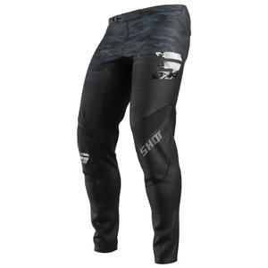 Spodnie motocrossowe Shot Contact Tactic czarno-szare