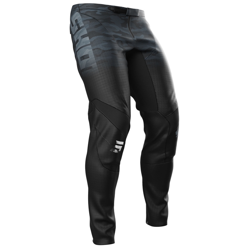 Spodnie motocrossowe Shot Contact Tactic czarno-szare