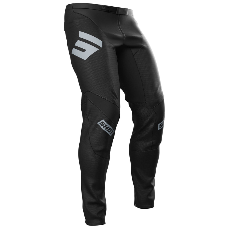 Spodnie motocrossowe Shot Contact Onyx czarno-szare
