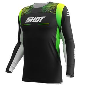 Koszulka motocrossowa Shot Contact Apex fluo żółta