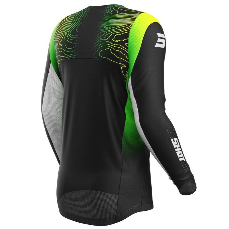 Koszulka motocrossowa Shot Contact Apex fluo żółta
