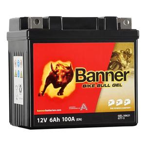 Akumulator żelowy motocyklowy Banner Bike Bull GEL 506 21/BGTZ7-S - GTZ7-S 12V, 6Ah, 100A