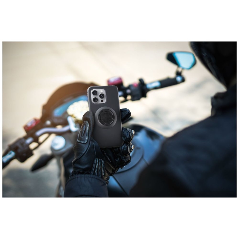 Pokrowiec ochronny Interphone QUIKLOX Tetraforce do Apple iPhone 16 Pro Max czarny