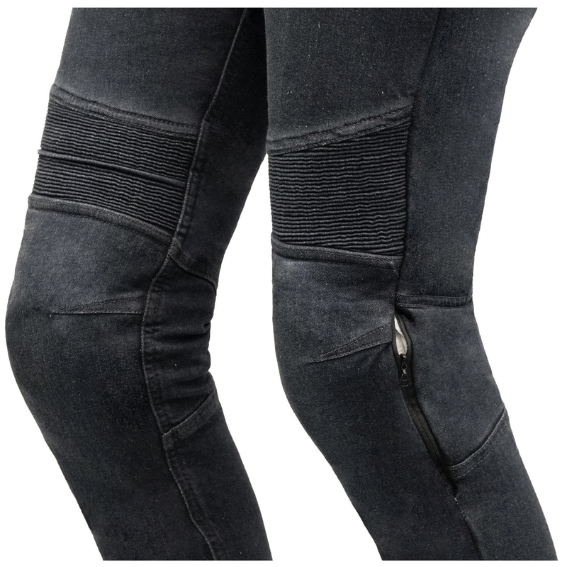 Damskie jeansy Street Racer Spike II w kolorze czarnym